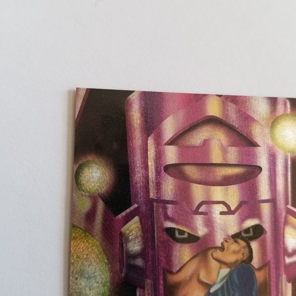 Vintage Marvel Metal trading card 1995 Fantastic Four Alternate M card #129 - Picture 7 of 13